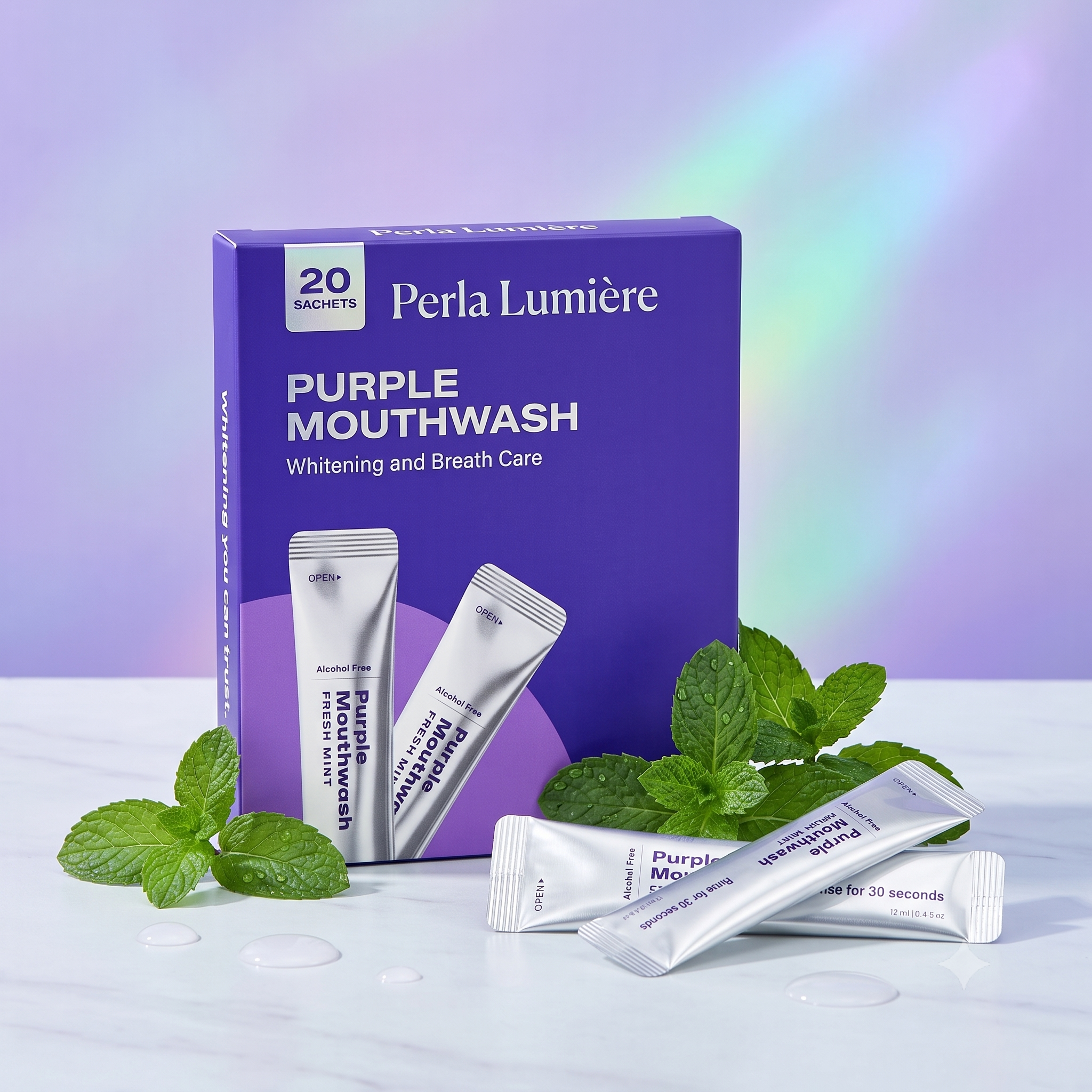 Whitening Mouthwash Sachets